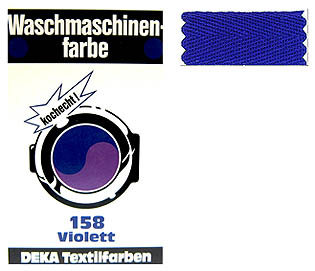 DEKA Waschmaschinen-Farbe violett 158